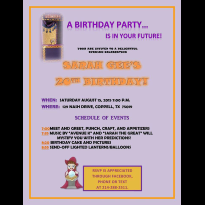 Sarah Gee’s Birthday Party: August 15, 2015